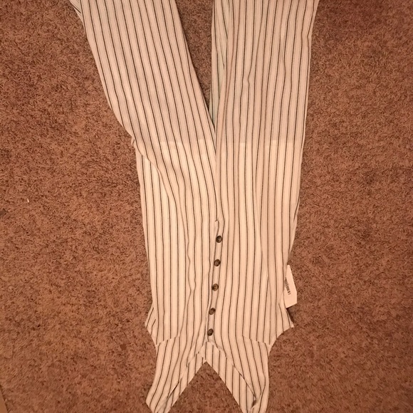 Pants - Striped jumpsuit